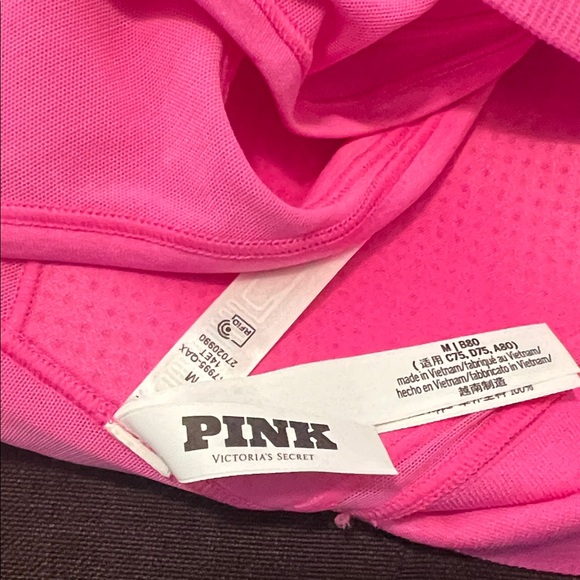 #1144+Women's Pink Sports Bra - Picture 3 of 5